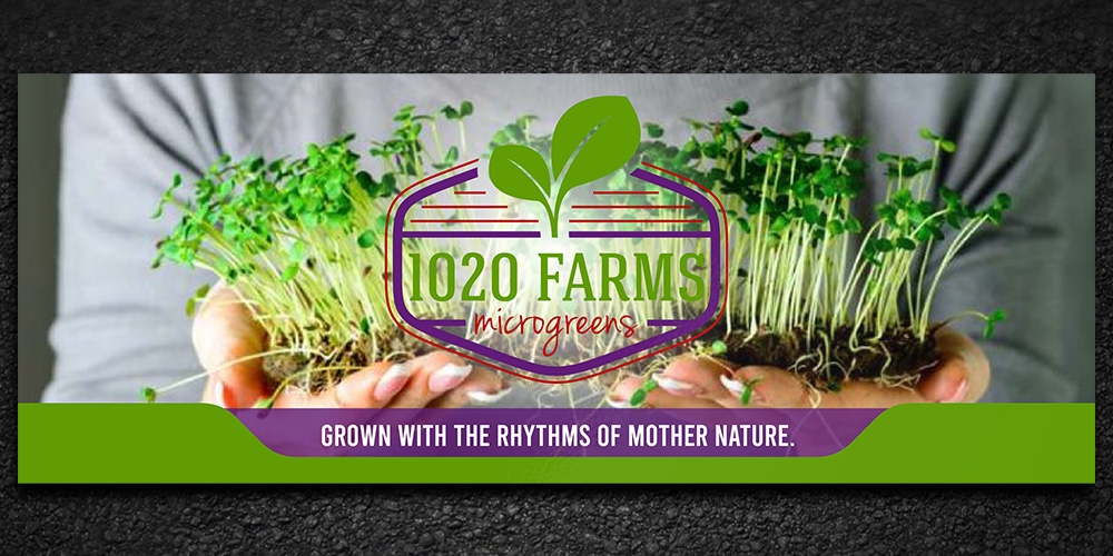 1020 farms logo design by Gelotine