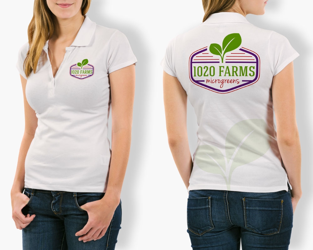 1020 farms logo design by Boomstudioz