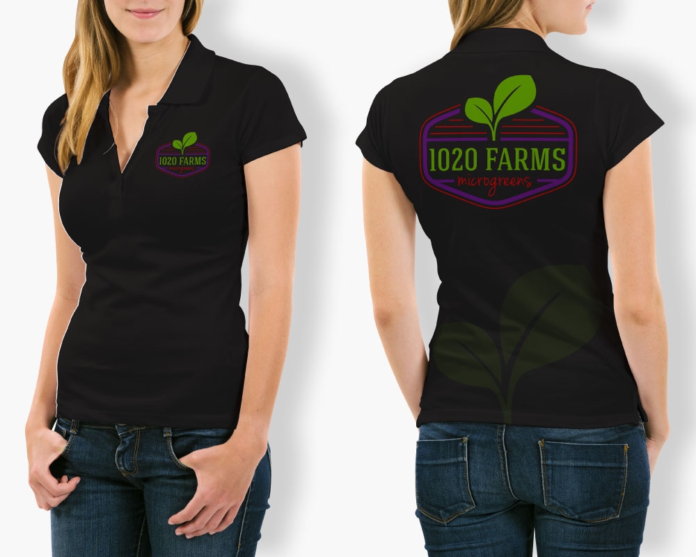 1020 farms logo design by Boomstudioz