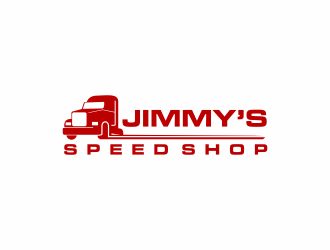 Jimmy’s Speed Shop logo design by christabel