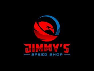 Jimmy’s Speed Shop logo design by pencilhand