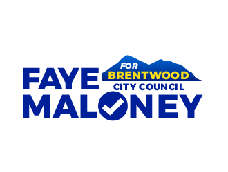 Faye Maloney for Brentwood City Council logo design by justin_ezra