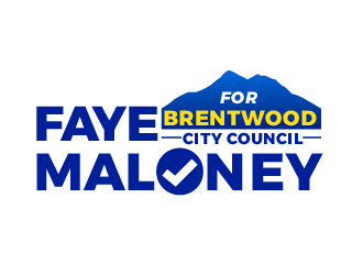 Faye Maloney for Brentwood City Council logo design by justin_ezra