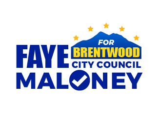 Faye Maloney for Brentwood City Council logo design by justin_ezra