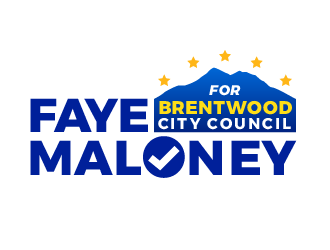 Faye Maloney for Brentwood City Council logo design by justin_ezra