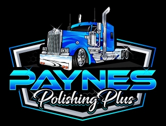 Paynes Polishing Plus logo design by Suvendu