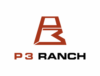 P 3 Ranch logo design by Renaker