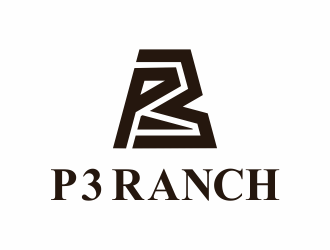 P 3 Ranch logo design by Renaker