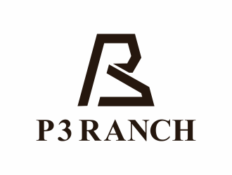 P 3 Ranch logo design by Renaker