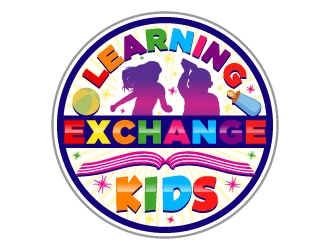 Learning Exchange Kids logo design by Suvendu