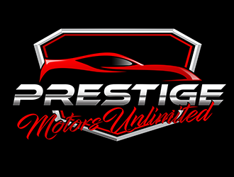 Prestige Motors Unlimited logo design by 3Dlogos