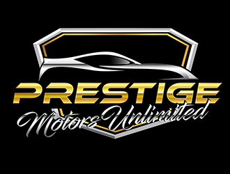 Prestige Motors Unlimited logo design by 3Dlogos