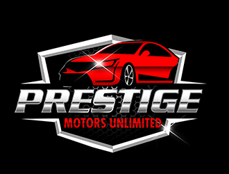 Prestige Motors Unlimited logo design by 3Dlogos