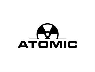 atomic logo design by evdesign