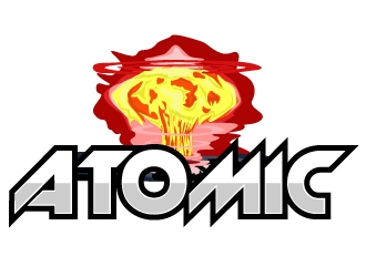 atomic logo design by AamirKhan