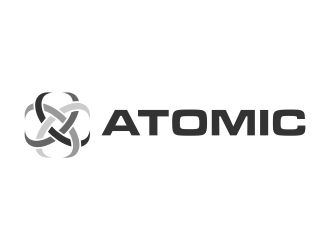 atomic logo design by rizqihalal24