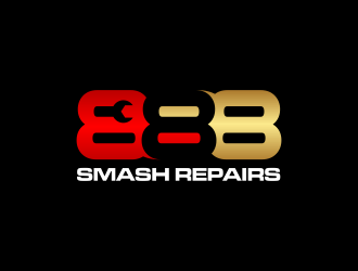 888 Smash Repairs logo design by scolessi