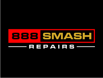 888 Smash Repairs logo design by puthreeone