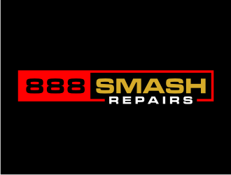 888 Smash Repairs logo design by puthreeone