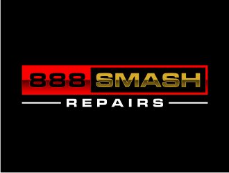 888 Smash Repairs logo design by puthreeone