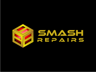 888 Smash Repairs logo design by Garmos