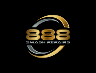 888 Smash Repairs logo design by alby