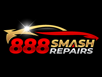 888 Smash Repairs logo design by kgcreative