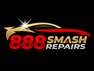 888 Smash Repairs logo design by kgcreative