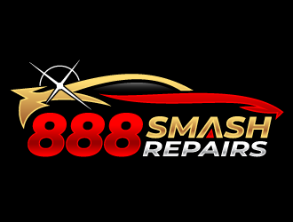 888 Smash Repairs logo design by kgcreative