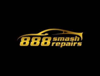 888 Smash Repairs logo design by CreativeKiller