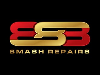 888 Smash Repairs logo design by logoguy