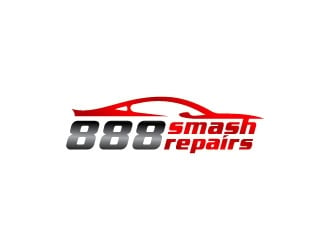 888 Smash Repairs logo design by CreativeKiller