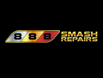 888 Smash Repairs logo design by Ultimatum