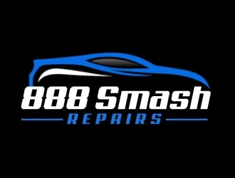 888 Smash Repairs logo design by AamirKhan