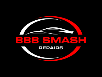 888 Smash Repairs logo design by Girly