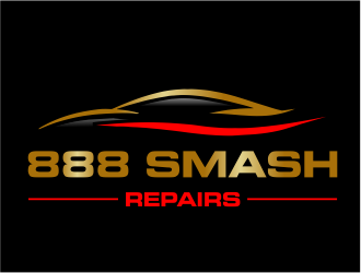 888 Smash Repairs logo design by Girly