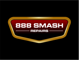 888 Smash Repairs logo design by Girly