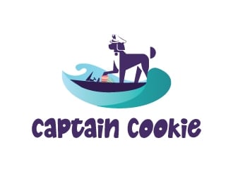 Captain Cookie logo design by Zackz