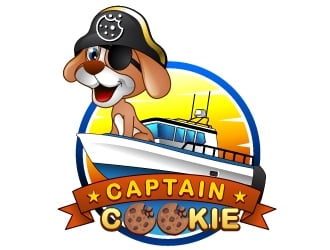 Captain Cookie logo design by Suvendu