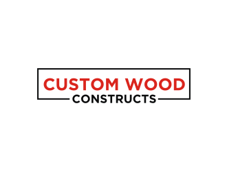 Custom Wood Constructs logo design by Diancox