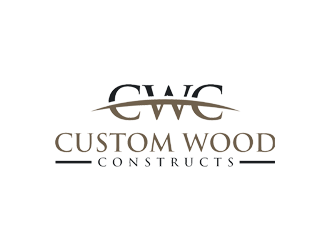 Custom Wood Constructs logo design by Rizqy