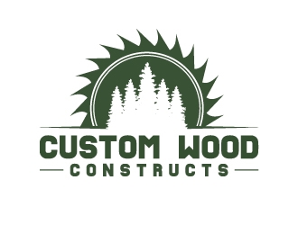 Custom Wood Constructs logo design by aryamaity