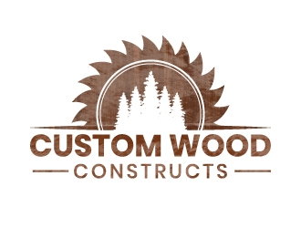 Custom Wood Constructs logo design by aryamaity