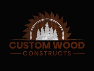 Custom Wood Constructs logo design by aryamaity