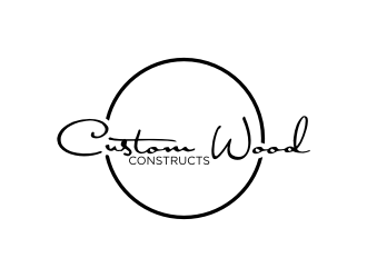 Custom Wood Constructs logo design by wa_2