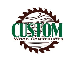 Custom Wood Constructs logo design by AamirKhan