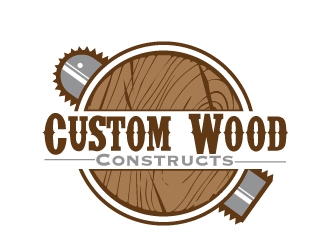 Custom Wood Constructs logo design by AamirKhan