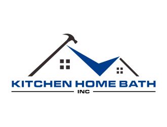 KHB Construction or Kitchen   Home   Bath inc  logo design by scolessi