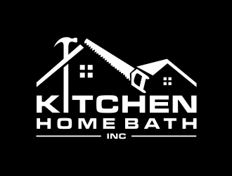 KHB Construction or Kitchen   Home   Bath inc  logo design by scolessi