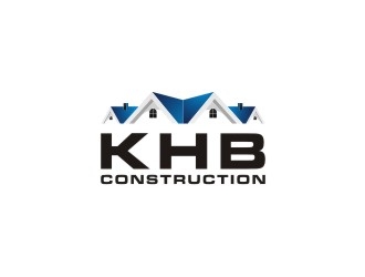 KHB Construction or Kitchen   Home   Bath inc  logo design by bombers